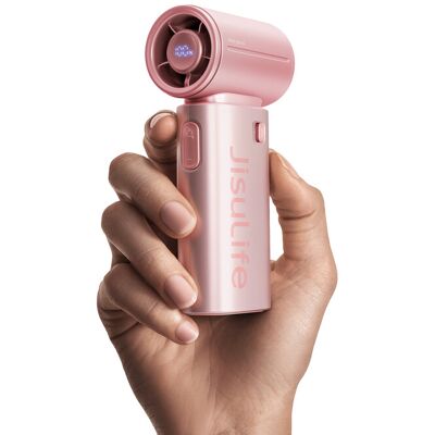 JISULIFE Tragbarer Gebläseventilator 9S Turbo – Ausgestattet mit einer robusten 5000 mAh Power-Cell für eine beeindruckende Laufzeit von 22 Stunden, mit 5 variablen Geschwindigkeitsstufen, einem platzsparenden Mini-Formfaktor, ideal für unterwegs, ob auf JISULIFE Tragbarer Gebläseventilator 9S Turbo – Ausgestattet mit einer robusten 5000 mAh Power-Cell für eine beeindruckende Laufzeit von 22 Stunden, mit 5 variablen Geschwindigkeitsstufen, einem platzsparenden Mini-Formfaktor, ideal für unterwegs, ob auf