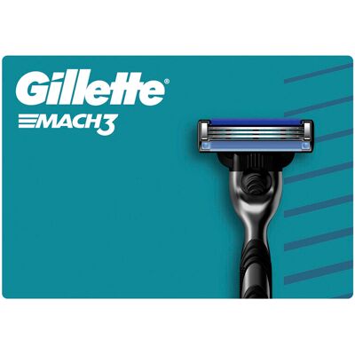 Gillette Mach3 Standard Rasierer für Männer, 15 Gillette Ersatzklingen, mit Gleitstreifen für ein sanftes Gleiten und NEUER Klingenbeschichtung Gillette Mach3 Standard Rasierer für Männer, 15 Gillette Ersatzklingen, mit Gleitstreifen für ein sanftes Gleiten und NEUER Klingenbeschichtung