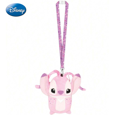 Disney 1 Stück offiziell lizenzierte niedliche weiche Plüsch-Umhängetasche mit Engel-Motiv, Film- und Anime-Zubehör, hängende Handy-Aufbewahrungstasche, Geschenk Disney 1 Stück offiziell lizenzierte niedliche weiche Plüsch-Umhängetasche mit Engel-Motiv, Film- und Anime-Zubehör, hängende Handy-Aufbewahrungstasche, Geschenk