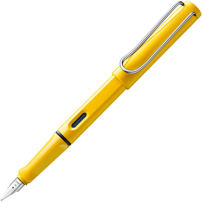 LAMY 018 Füllfederhalter – Safari Gelb – Breite (B) Feder – T10 Tintenpatrone inklusive LAMY 018 Füllfederhalter – Safari Gelb – Breite (B) Feder – T10 Tintenpatrone inklusive