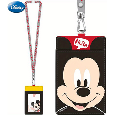 1 Stk. Disney Mickey Mouse Lanyard Kartenhalter Offiziell lizenziert Niedliches Polka-Dot-Design Hello-Thema Filme Anime Charakter-ID-Hülle Zubehör Geschenk 1 Stk. Disney Mickey Mouse Lanyard Kartenhalter Offiziell lizenziert Niedliches Polka-Dot-Design Hello-Thema Filme Anime Charakter-ID-Hülle Zubehör Geschenk