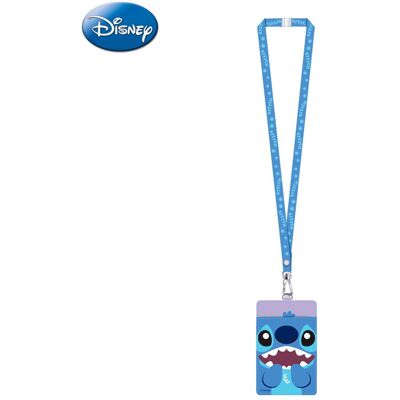 1 Stück Disney Stitch Schlüsselband & Kartenhalter Offiziell lizenziert Niedlich grinsender Stitch Rosa mit Punkten Filme Anime Zubehör Stitch-Themen-Ausweishülle Geschenk 1 Stück Disney Stitch Schlüsselband & Kartenhalter Offiziell lizenziert Niedlich grinsender Stitch Rosa mit Punkten Filme Anime Zubehör Stitch-Themen-Ausweishülle Geschenk