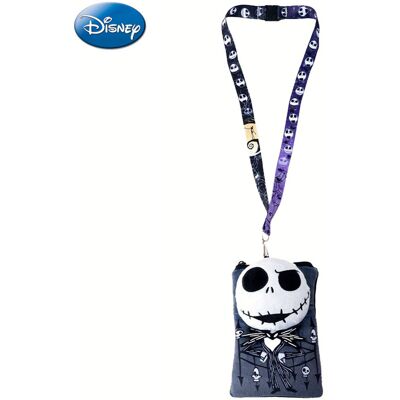 1 Stk. Disney The Nightmare Before Christmas Jack Plüsch-Kartenhalter mit Lanyard Offiziell lizenziert Skellington Halloween Town Cosplay-Accessoire Filme Anime-Peripherie Schädelmuster Halloween-Themen Plüsch-Accessoire Geschenk für Handy 1 Stk. Disney The Nightmare Before Christmas Jack Plüsch-Kartenhalter mit Lanyard Offiziell lizenziert Skellington Halloween Town Cosplay-Accessoire Filme Anime-Peripherie Schädelmuster Halloween-Themen Plüsch-Accessoire Geschenk für Handy