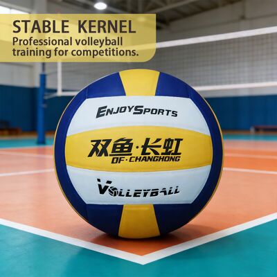 Double Fish Changhong VC500P Volleyball, Größe 5, Mikrofaser, Trainings-/Prüfungsgebrauch Double Fish Changhong VC500P Volleyball, Größe 5, Mikrofaser, Trainings-/Prüfungsgebrauch