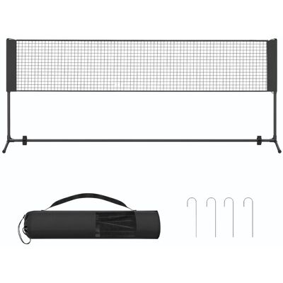 Ochama x SONGMICS JOYFURNOS 400 cm Badmintonnetz, höhenverstellbar, Volleyballnetz, faltbares Netz für Tennis, Indoor & Outdoor, Schwarz Ochama x SONGMICS JOYFURNOS 400 cm Badmintonnetz, höhenverstellbar, Volleyballnetz, faltbares Netz für Tennis, Indoor & Outdoor, Schwarz
