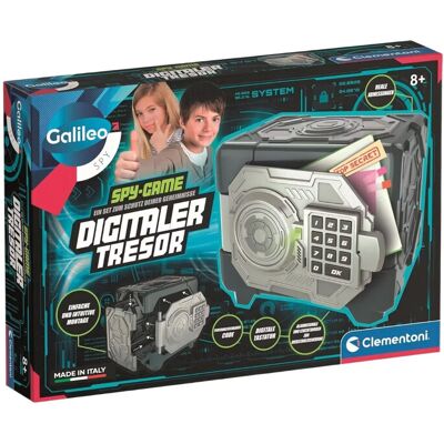 CLEMENTONI Galileo Spy Digitaler Tresor mit Alarm & Warnleuchte, Spielzeug für junge Agenten ab 8 Jahren, inkl. App, Modell 59433 CLEMENTONI Galileo Spy Digitaler Tresor mit Alarm & Warnleuchte, Spielzeug für junge Agenten ab 8 Jahren, inkl. App, Modell 59433