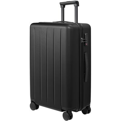 NINETYGO Danube Koffer, ideal für 5-7-Tage-Reisen, Doppelte Spinnerrollen, 100 % Hartschalen-Kunststoff, TSA-Schloss, 66 X 45.5 X 25.5cm,Schwarz, 24 Zoll NINETYGO Danube Koffer, ideal für 5-7-Tage-Reisen, Doppelte Spinnerrollen, 100 % Hartschalen-Kunststoff, TSA-Schloss, 66 X 45.5 X 25.5cm,Schwarz, 24 Zoll