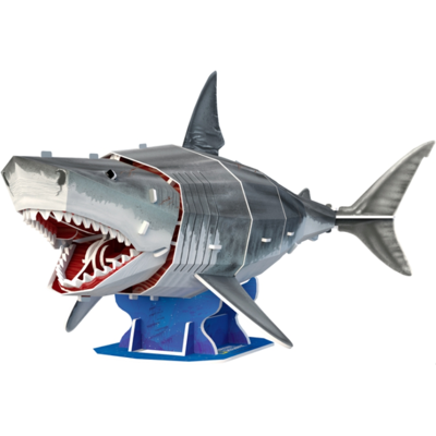 Cubic Fun Weißer Hai 3D Puzzle - Bedrohtes Tiermodell Cubic Fun Weißer Hai 3D Puzzle - Bedrohtes Tiermodell