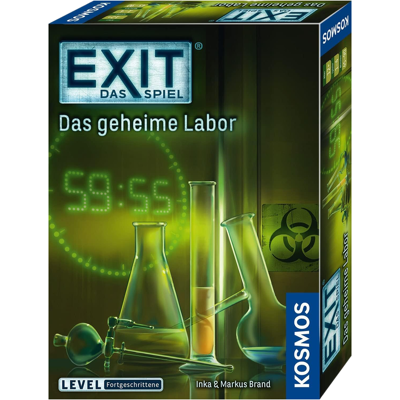 KOSMOS EXIT Das Spiel - Das geheime Labor, Escape-Room-Spiel für Fortgeschrittene, 1-4 Spieler, ab 12 Jahren KOSMOS EXIT Das Spiel - Das geheime Labor, Escape-Room-Spiel für Fortgeschrittene, 1-4 Spieler, ab 12 Jahren