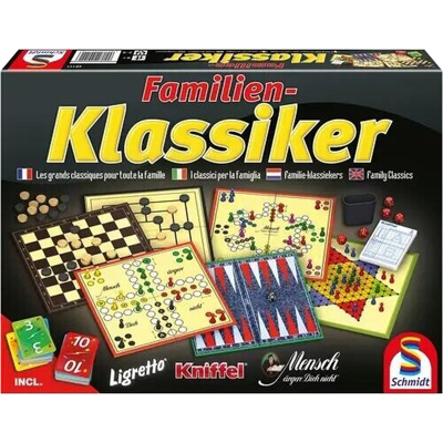 Schmidt Spiele Schmidt Mehrfarbiges Karton-Brettspiel-Set (2-6 Spieler, ab 8 Jahren) Schmidt Spiele Schmidt Mehrfarbiges Karton-Brettspiel-Set (2-6 Spieler, ab 8 Jahren)
