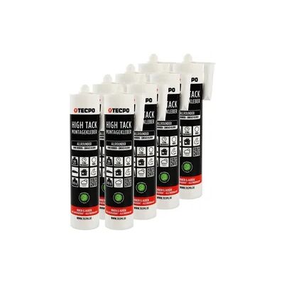 TECPO Montagekleber HIGH TACK Baukleber, 8x 455g Kleber +... TECPO Montagekleber HIGH TACK Baukleber, 8x 455g Kleber +...