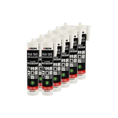 TECPO Montagekleber HIGH TACK Baukleber, 10x 455g Kleber +... TECPO Montagekleber HIGH TACK Baukleber, 10x 455g Kleber +...