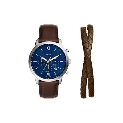 Fossil Herrenuhr FS6018SET Quarz, Uhren Geschenkbox ohne Stein Fossil Herrenuhr FS6018SET Quarz, Uhren Geschenkbox ohne Stein