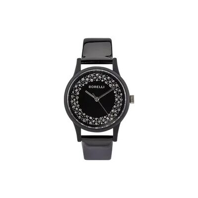 Borelli Damenuhr Ibiza Strass Quarz, Uhr mit Stein Borelli Damenuhr Ibiza Strass Quarz, Uhr mit Stein