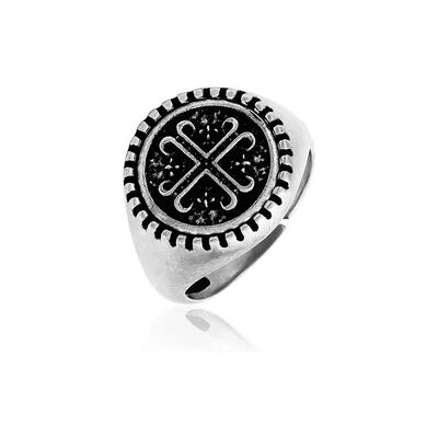 OROVIVO LEON Herren Ring Edelstahl, Ring ohne Stein OROVIVO LEON Herren Ring Edelstahl, Ring ohne Stein