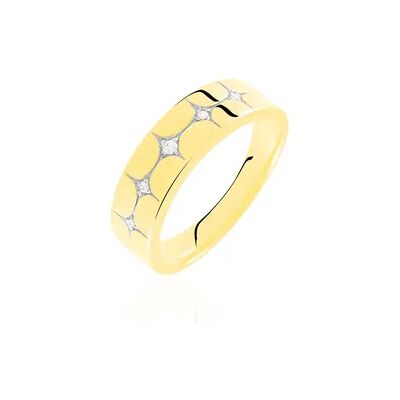 OROVIVO HEIKE Damen Ring Gold 375 (9 Karat) Zirkonia Weiß 0,14 ct Stern, Ring mit Stein OROVIVO HEIKE Damen Ring Gold 375 (9 Karat) Zirkonia Weiß 0,14 ct Stern, Ring mit Stein