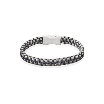 OROVIVO ANGELINO Herren Armband Edelstahl Grau, Armband ohne Stein OROVIVO ANGELINO Herren Armband Edelstahl Grau, Armband ohne Stein