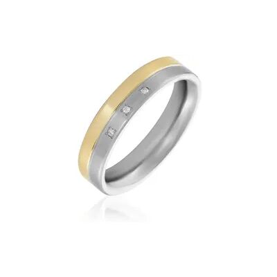Boccia Titanium KONA Damen Ring Titan Bicolor Diamant Weiß 0,020 ct, Ring mit Stein Boccia Titanium KONA Damen Ring Titan Bicolor Diamant Weiß 0,020 ct, Ring mit Stein