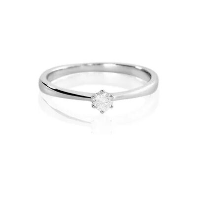 OROVIVO AMARUNE Damen Ring Platin Weiß 600 Diamant Weiß 0,1 ct, Ring mit Stein OROVIVO AMARUNE Damen Ring Platin Weiß 600 Diamant Weiß 0,1 ct, Ring mit Stein