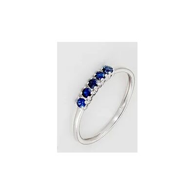 OROVIVO ANASTASIA Damen Ring Weißgold 585 (14 Karat) Saphir Blau 0,31 ct, Ring mit Stein OROVIVO ANASTASIA Damen Ring Weißgold 585 (14 Karat) Saphir Blau 0,31 ct, Ring mit Stein