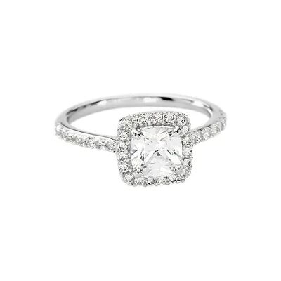 OROVIVO SIENNA Damen Ring Silber 925 Zirkonia Weiß 1,46 ct Viereck, Ring mit Stein OROVIVO SIENNA Damen Ring Silber 925 Zirkonia Weiß 1,46 ct Viereck, Ring mit Stein