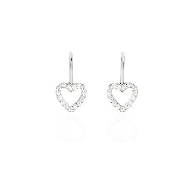 OROVIVO ASHLEY HERZ 7 Damen Ohrringe Lang Silber 925 Zirkonia Weiß Herz, Ohrringe Lang mit Stein OROVIVO ASHLEY HERZ 7 Damen Ohrringe Lang Silber 925 Zirkonia Weiß Herz, Ohrringe Lang mit Stein