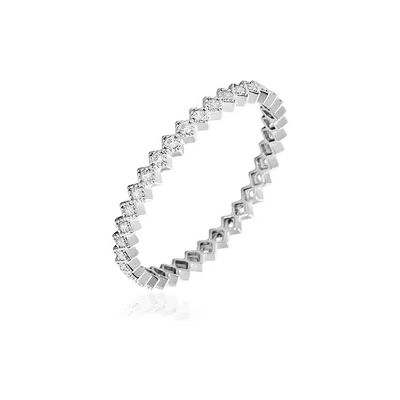 OROVIVO Damen Ring Silber Silber 925 Zirkonia Weiß Raute, Ring mit Stein OROVIVO Damen Ring Silber Silber 925 Zirkonia Weiß Raute, Ring mit Stein