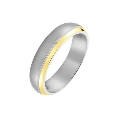 Boccia Titanium Ring Titan Bicolor Gelb/Silber 5,00mm , Ring ohne Stein Boccia Titanium Ring Titan Bicolor Gelb/Silber 5,00mm , Ring ohne Stein