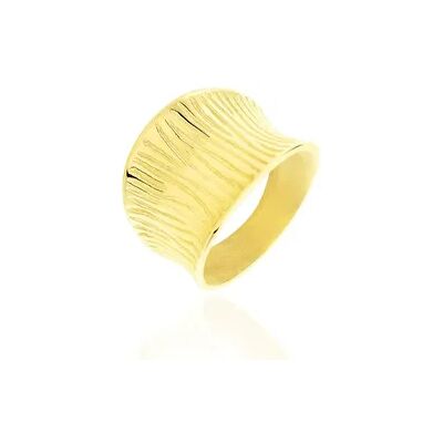 OROVIVO SALINNA Damen Ring Edelstahl vergoldet, Ring ohne Stein OROVIVO SALINNA Damen Ring Edelstahl vergoldet, Ring ohne Stein