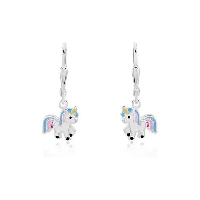 OROVIVO AADHYA Kinder Ohrringe Lang Silber 925 Einhorn, Ohrringe Lang ohne Stein OROVIVO AADHYA Kinder Ohrringe Lang Silber 925 Einhorn, Ohrringe Lang ohne Stein
