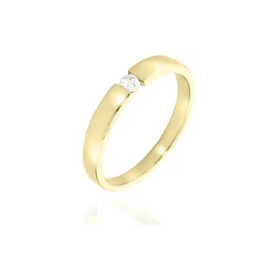 OROVIVO SEVILLE Damen Ring Gold 375 (9 Karat) Diamant Weiß 0,1 ct, Ring mit Stein OROVIVO SEVILLE Damen Ring Gold 375 (9 Karat) Diamant Weiß 0,1 ct, Ring mit Stein