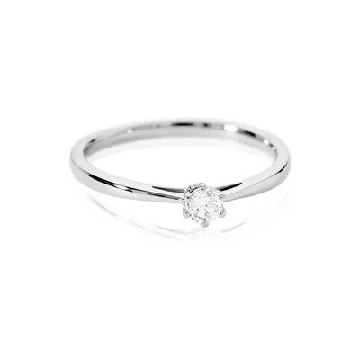 OROVIVO SIRA Damen Ring Platin Weiß 950 Diamant Weiß 0,11 ct, Ring mit Stein OROVIVO SIRA Damen Ring Platin Weiß 950 Diamant Weiß 0,11 ct, Ring mit Stein