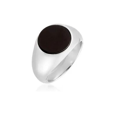 OROVIVO EUGENE Herren Ring Silber Silber 925 Onyx Schwarz B 1,6 mm, Ring mit Stein OROVIVO EUGENE Herren Ring Silber Silber 925 Onyx Schwarz B 1,6 mm, Ring mit Stein