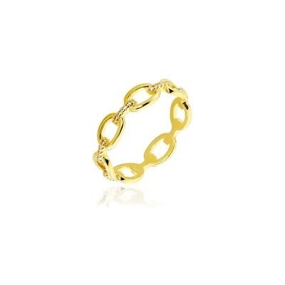 OROVIVO KETTY Damen Ring Silber vergoldet 925 Zirkonia Weiß 0,17 ct, Ring mit Stein OROVIVO KETTY Damen Ring Silber vergoldet 925 Zirkonia Weiß 0,17 ct, Ring mit Stein