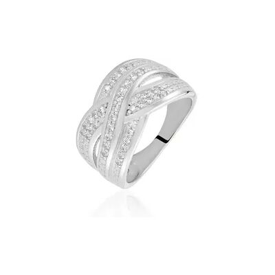 OROVIVO Damen Ring Silber 925 Zirkonia Weiß 0,3 ct, Ring mit Stein OROVIVO Damen Ring Silber 925 Zirkonia Weiß 0,3 ct, Ring mit Stein