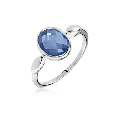 OROVIVO SINKA Damen Ring Silber 925 Andere Steine Blau 2,45 ct, Ring mit Stein OROVIVO SINKA Damen Ring Silber 925 Andere Steine Blau 2,45 ct, Ring mit Stein