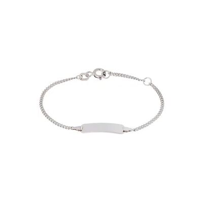 OROVIVO PANZER S ID Kinder ID Armband Silber 925 Rechteckig, ID Armband ohne Stein OROVIVO PANZER S ID Kinder ID Armband Silber 925 Rechteckig, ID Armband ohne Stein