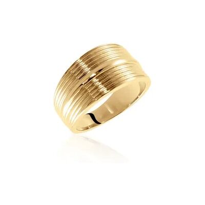 OROVIVO BLAGA Damen Ring Vergoldet, Ring ohne Stein OROVIVO BLAGA Damen Ring Vergoldet, Ring ohne Stein