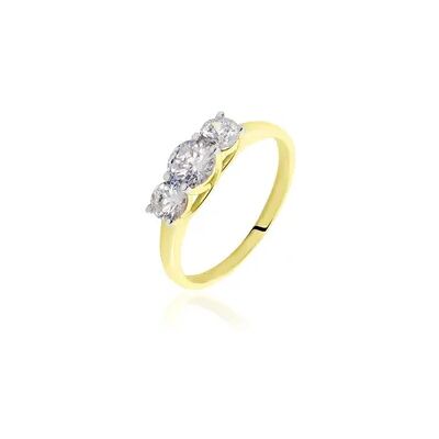 OROVIVO CAITLIN Damen Ring Gold 375 (9 Karat) Zirkonia Weiß, Ring mit Stein OROVIVO CAITLIN Damen Ring Gold 375 (9 Karat) Zirkonia Weiß, Ring mit Stein
