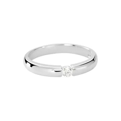 OROVIVO ROBIN Damen Ring Silber Silber 925 Zirkonia Weiß, Ring mit Stein OROVIVO ROBIN Damen Ring Silber Silber 925 Zirkonia Weiß, Ring mit Stein