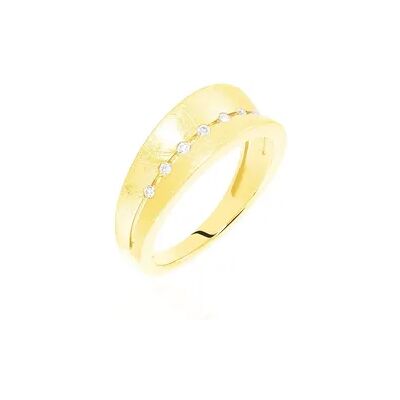 OROVIVO CLEA 1 Damen Ring Gold 375 (9 Karat) Diamant Weiß 0,07 ct, Ring mit Stein OROVIVO CLEA 1 Damen Ring Gold 375 (9 Karat) Diamant Weiß 0,07 ct, Ring mit Stein