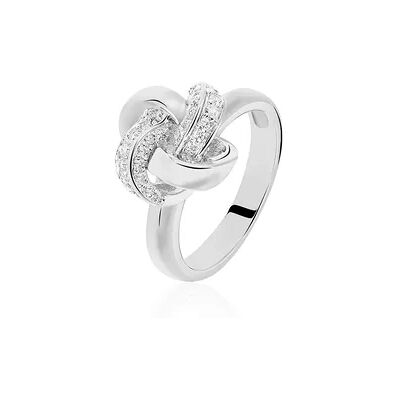 OROVIVO KOKINA Damen Ring Silber 925 Zirkonia Weiß, Ring mit Stein OROVIVO KOKINA Damen Ring Silber 925 Zirkonia Weiß, Ring mit Stein