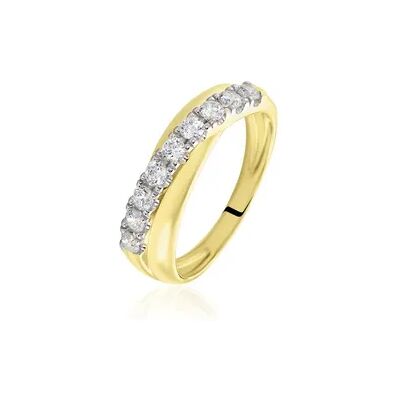 OROVIVO Damen Ring Gold 375 (9 Karat) Zirkonia Weiß, Ring mit Stein OROVIVO Damen Ring Gold 375 (9 Karat) Zirkonia Weiß, Ring mit Stein