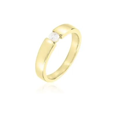 OROVIVO SEVILLE Damen Ring Gold 375 (9 Karat) Diamant Weiß 0,2 ct, Ring mit Stein OROVIVO SEVILLE Damen Ring Gold 375 (9 Karat) Diamant Weiß 0,2 ct, Ring mit Stein