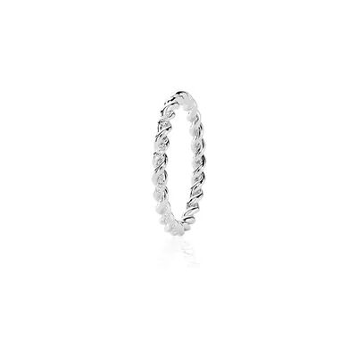 OROVIVO ESTHER Damen Ring Silber 925 Zirkonia Weiß 0,09 ct Kreuz, Ring mit Stein OROVIVO ESTHER Damen Ring Silber 925 Zirkonia Weiß 0,09 ct Kreuz, Ring mit Stein