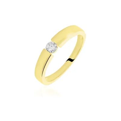 OROVIVO Valencia Damen Ring Gold 375 (9 Karat) Diamant Weiß 0,15 ct Kreis, Ring mit Stein OROVIVO Valencia Damen Ring Gold 375 (9 Karat) Diamant Weiß 0,15 ct Kreis, Ring mit Stein