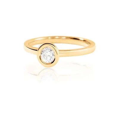 OROVIVO ESTELLE Damen Ring Gold 585 (14 Karat) Diamant Weiß 0,25 ct B 1,8 mm, Ring mit Stein OROVIVO ESTELLE Damen Ring Gold 585 (14 Karat) Diamant Weiß 0,25 ct B 1,8 mm, Ring mit Stein