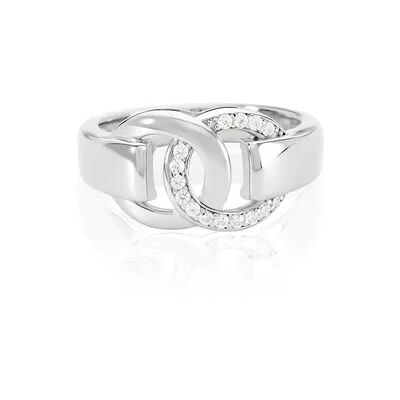OROVIVO LORE Damen Ring Silber 925 Zirkonia Weiß, Ring mit Stein OROVIVO LORE Damen Ring Silber 925 Zirkonia Weiß, Ring mit Stein