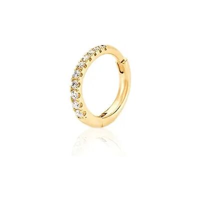OROVIVO JOLIE Damen Piercing Gold 375 (9 Karat) Synthetischer Diamant Weiß 0,06 ct, Piercing mit Stein OROVIVO JOLIE Damen Piercing Gold 375 (9 Karat) Synthetischer Diamant Weiß 0,06 ct, Piercing mit Stein