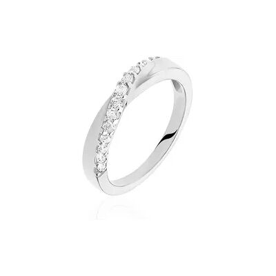 OROVIVO Damen Ring Silber 925 Zirkonia Weiß, Ring mit Stein OROVIVO Damen Ring Silber 925 Zirkonia Weiß, Ring mit Stein
